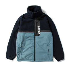 Half Fleece Jacket Navy