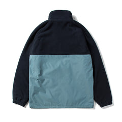 Half Fleece Jacket Navy