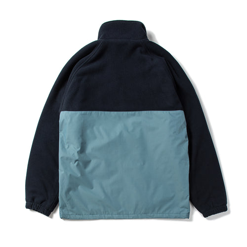 Half Fleece Jacket Navy