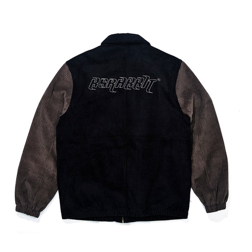 Corduroy Collar Jacket Black