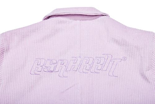 Corduroy Collar Jacket Purple