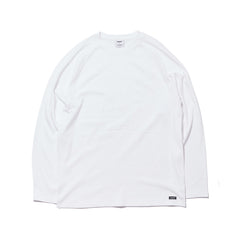 Logo Layered Long Sleeve Tee White