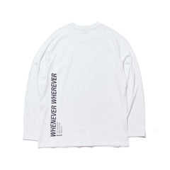 Logo Layered Long Sleeve Tee White