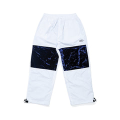 Dsxbr Velvet Wide Box Pants White