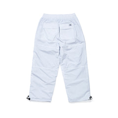 Dsxbr Velvet Wide Box Pants White