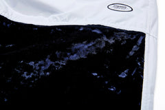 Dsxbr Velvet Wide Box Pants White