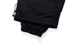 Dsxbr Velvet Wide Box Pants Black Red