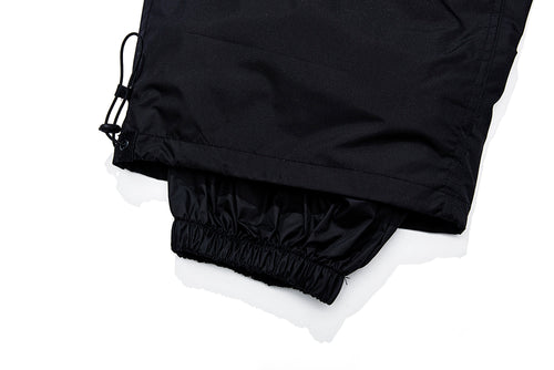 Dsxbr Velvet Wide Box Pants Black Red