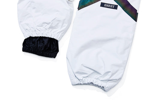 Pot-X Rainbow Reflective Jogger Pants White