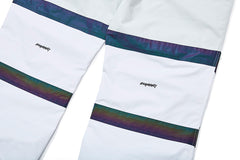 Pot-X Rainbow Reflective Jogger Pants White