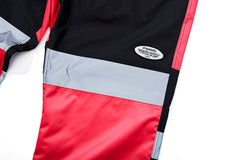 Box Double Line Reflective Jogger Pants Hot Pink