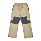 Cargo Pocket Box Track Pants Sand