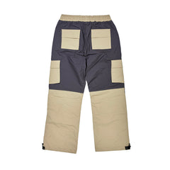 Cargo Pocket Box Track Pants Sand