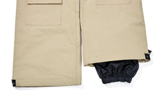 Cargo Pocket Box Track Pants Sand