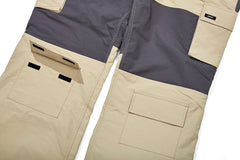 Cargo Pocket Box Track Pants Sand