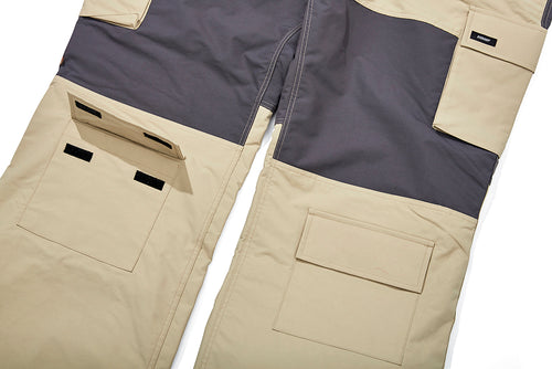 Cargo Pocket Box Track Pants Sand