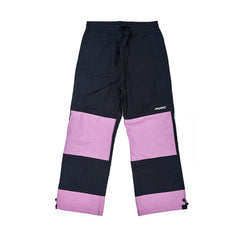 Double Box Track Pants Black / Pastel Purple