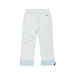 Double Box Track Pants White / Sky