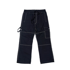 Stitch One Pocket Track Pants Black