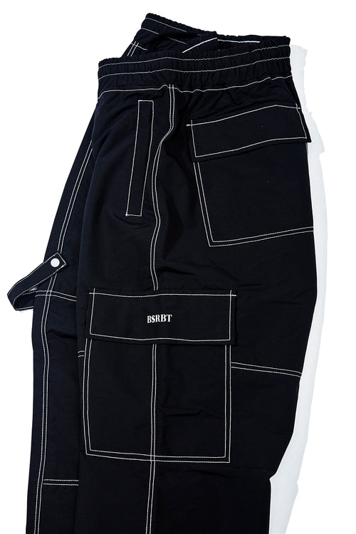 Stitch One Pocket Track Pants Black