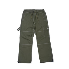 Stitch One Pocket Track Pants Olive