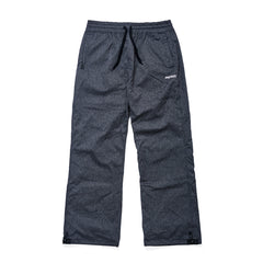 Denim Logo Track Pants Black Denim