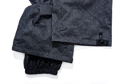 Denim Logo Track Pants Black Denim