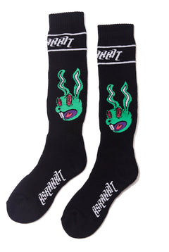 Trippy Rb Snowboard Socks Black