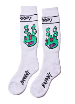 Trippy Rb Snowboard Socks White