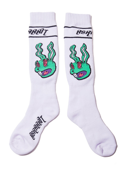 Trippy Rb Snowboard Socks White