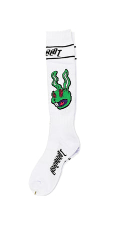 Trippy Rb Snowboard Socks White