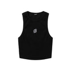 B Logo Sleeveless Top Black