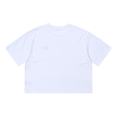 Bsrabbit Logo Wide Crop Top White