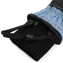 Trippy Rb World Zipper Pocket Glove Denim