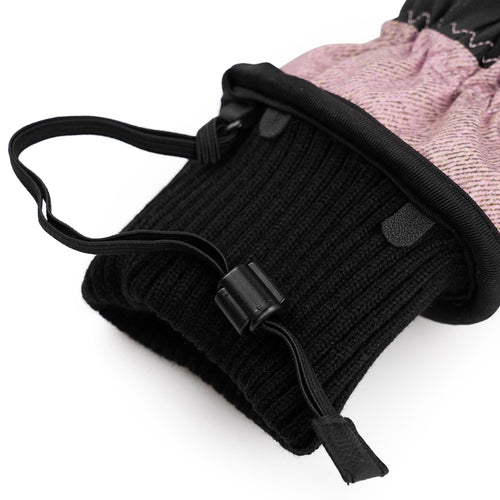 Trippy Rb World Zipper Pocket Glove Pink