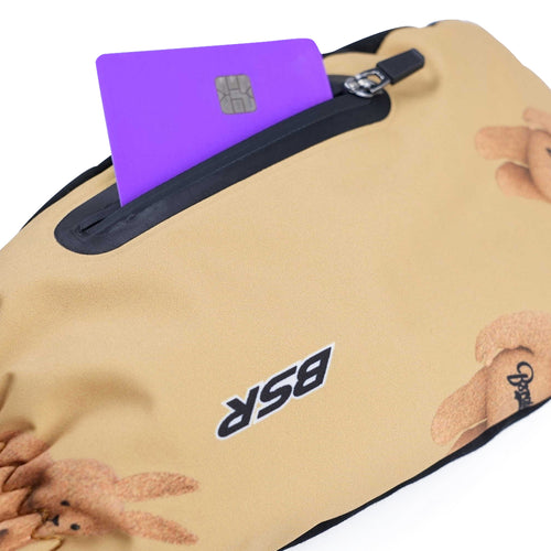 3D Bearrabbit Zipper Pocket Glove Brown