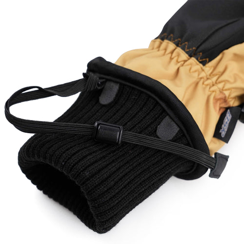 3D Bearrabbit Zipper Pocket Glove Brown