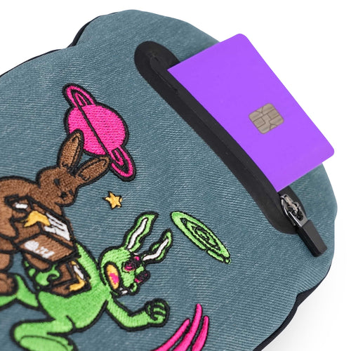 Worldwide Rb Zipper Pocket Glove Dark Denim