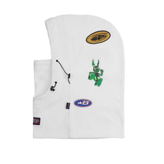 Variety Patch Double String Hoodwarmer Cream