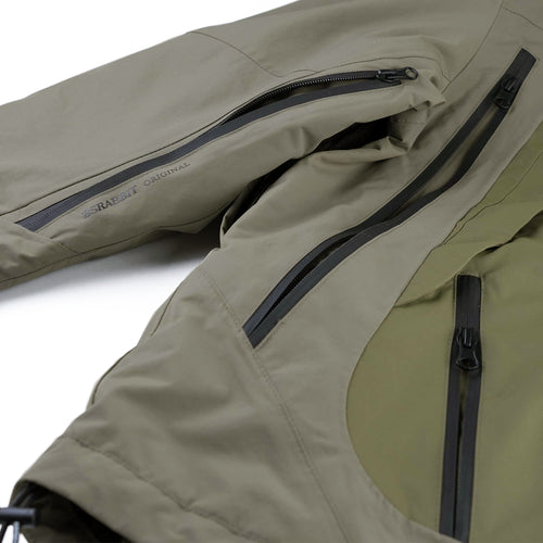 Special Hooded Seam Sealing Jacket Khaki