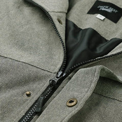 Dsxbs Herringbone Hooded Jacket Brown