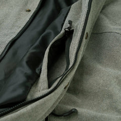 Dsxbs Herringbone Hooded Jacket Brown