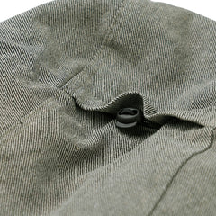 Dsxbs Herringbone Hooded Jacket Brown