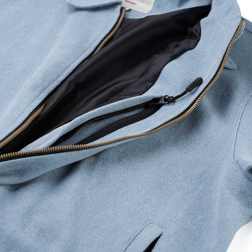 Dsxbs Heavy Cotton Collar Jacket Light Blue