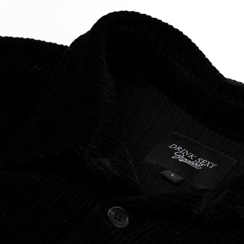 Dsxbs Heavy Corduroy Collar Shirt Black