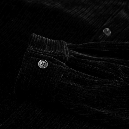 Dsxbs Heavy Corduroy Collar Shirt Black