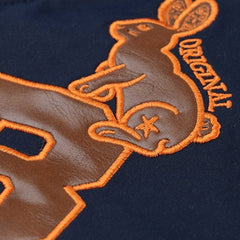 Trippy Rb Varsity Jacket Navy