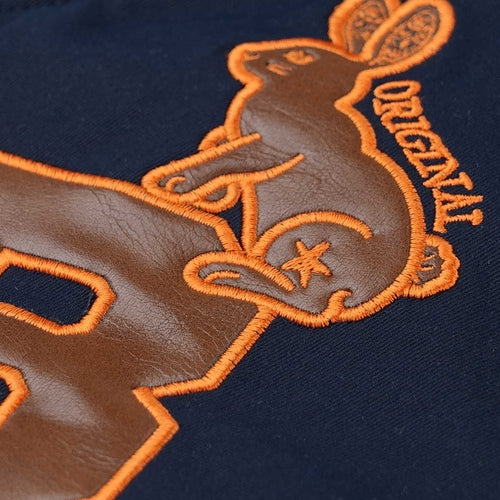 Trippy Rb Varsity Jacket Navy