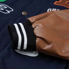 Trippy Rb Varsity Jacket Navy