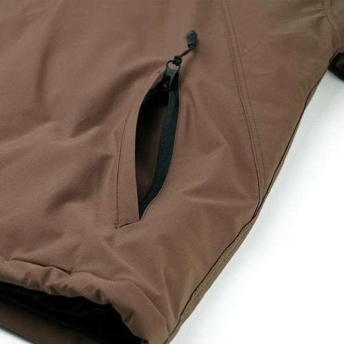 Smooth Hooded Jacket Khaki